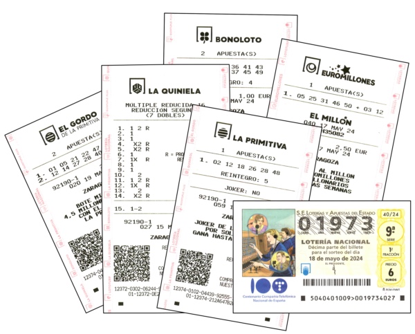 Resguardos de loter&iacute;a y d&eacute;cimo